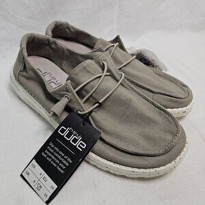 Hey Dude Wendy Boho Grey Sneaker Slip On Casual Shoes Women's Sizes US 8- NEW
